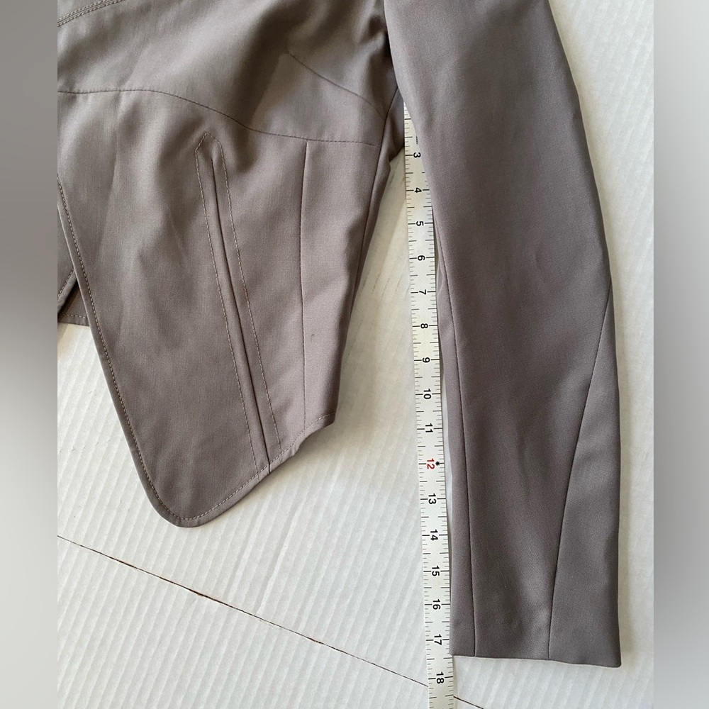 Vintage Diesel Evening Woman’s Wool Asymmetrical Military Style Jacket Size S - Picture 15 of 16